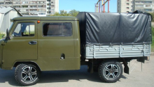 Тент на УАЗ 39094 старого образца (2,13х1,91хh1,07м) 